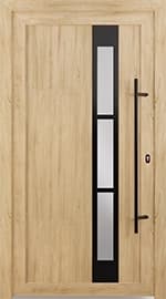 Drzwi wejściowe PVC Modern Line Model 5044 PVC BLACK