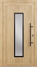 Drzwi wejściowe PVC Modern Line Model 6002 PVC BLACK