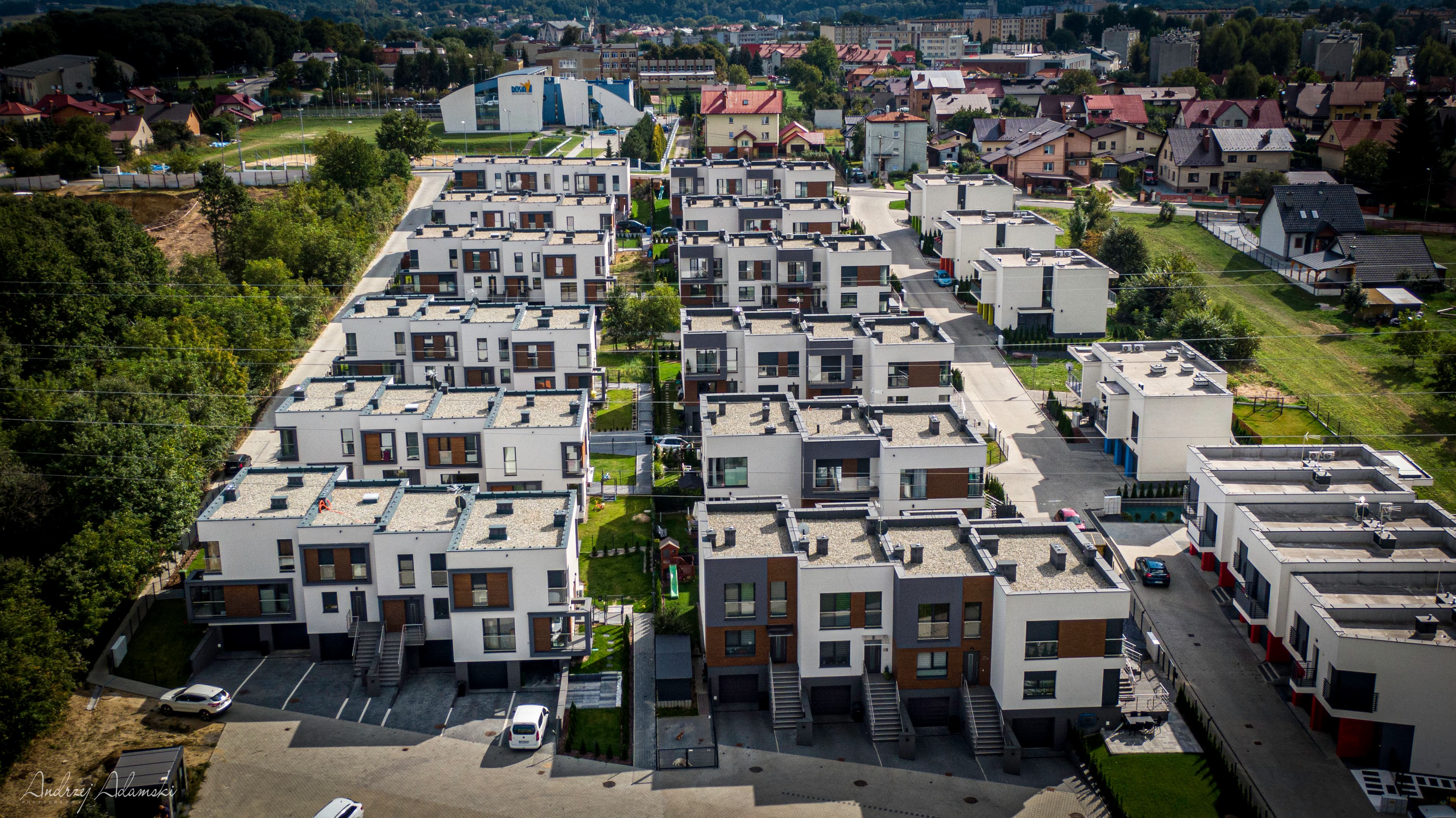 Panorama realizacji z użyciem drona - Ujęcie 3