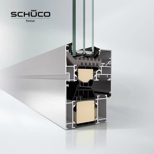 Okno aluminiowe Schüco AWS 75.SI+, najwyższa izolacja