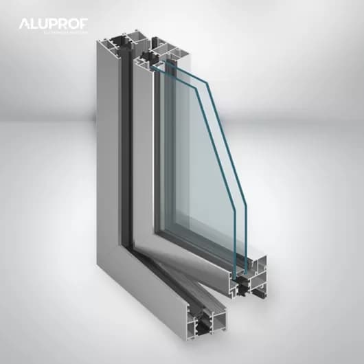 Okno aluminiowe MB 60, przekrój