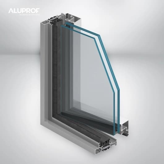 Okno aluminiowe MB-SLIMLINE, smukłe ramy