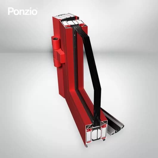 Okno aluminiowe przeciwpożarowe PPOŻ PE 78EI