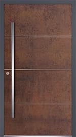 Drzwi aluminiowe Exclusive Line Model SK03 Corten