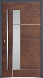 Drzwi aluminiowe Exclusive Line Model SK04 Corten